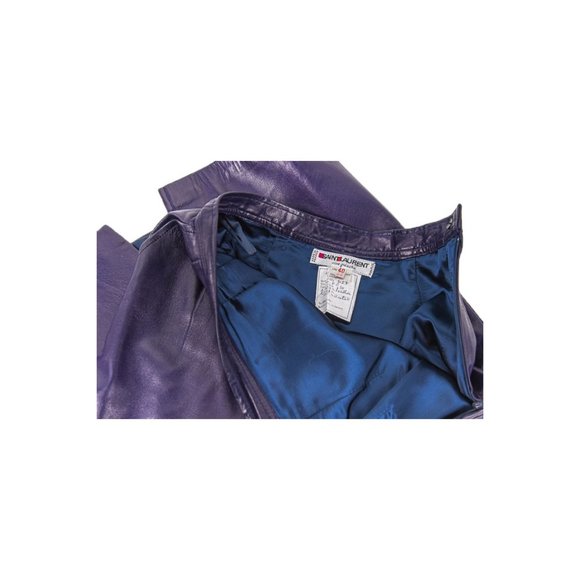 Yves Saint Laurent Rive Gauche Pencil 40 Purple - Picture 4 of 5